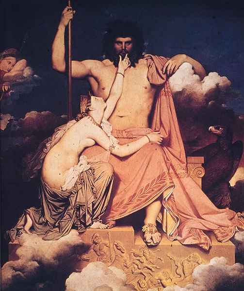 Jean Auguste Dominique Ingres Jupiter and Thetis